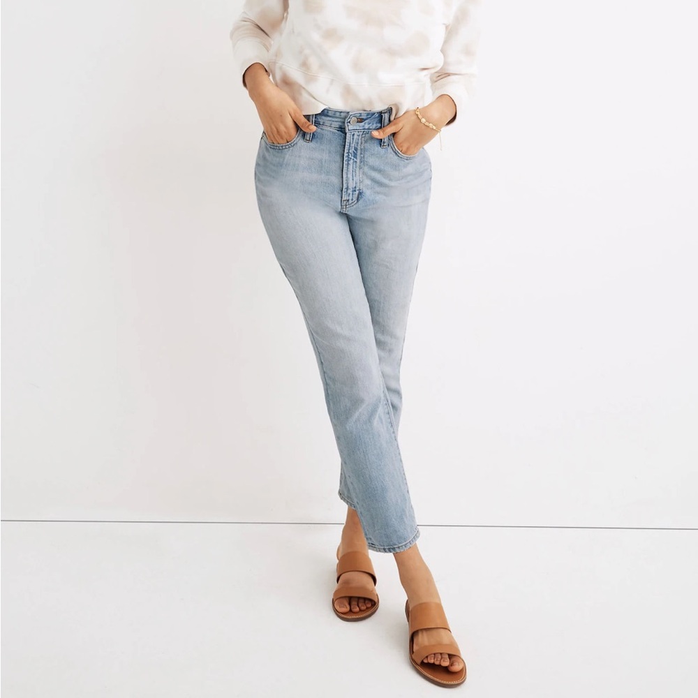NEW NWT Madewell Curvy Perfect Vintage Jean In Fitzgerald Wash